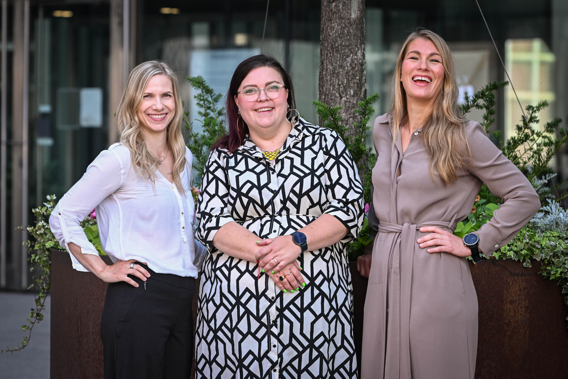 Kiinteistökimulit KIKI:n perustajat: Taina Linnakylä, Maija von Knorring ja Anne Rintala